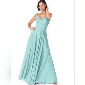 high neck mesh bridesmaid dress with full skirt High-Neck Mesh Bridesmaid Dress with Full Skirt F19931